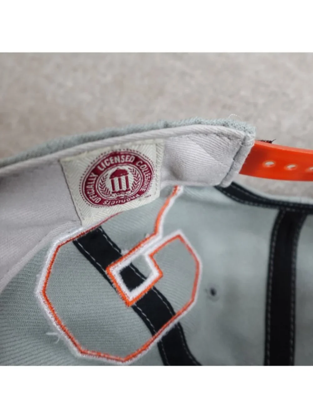 Syracuse Orange Hat Gray Forty Seven Snapback Embroidered Blockhead
